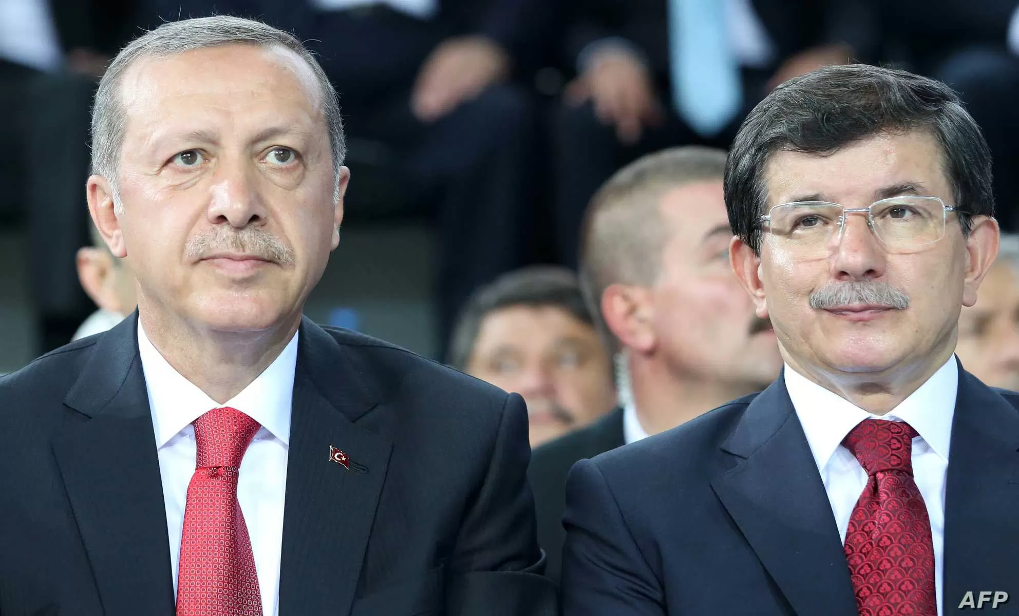 أحمد داوود أوغلو ورجب طيب أردوغان