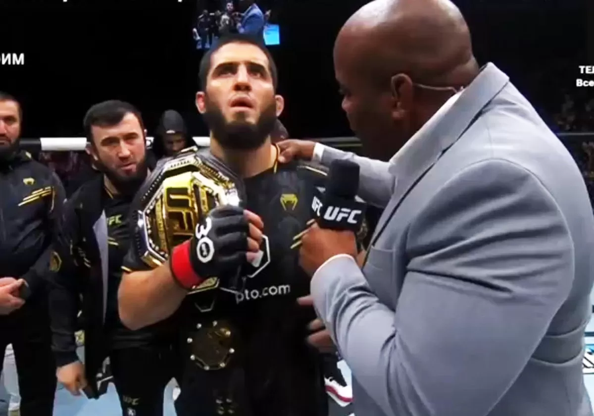 رفض البطل الروسي ماخاتشيف الاحتفال بلقبه تضامنا مع فلسطين