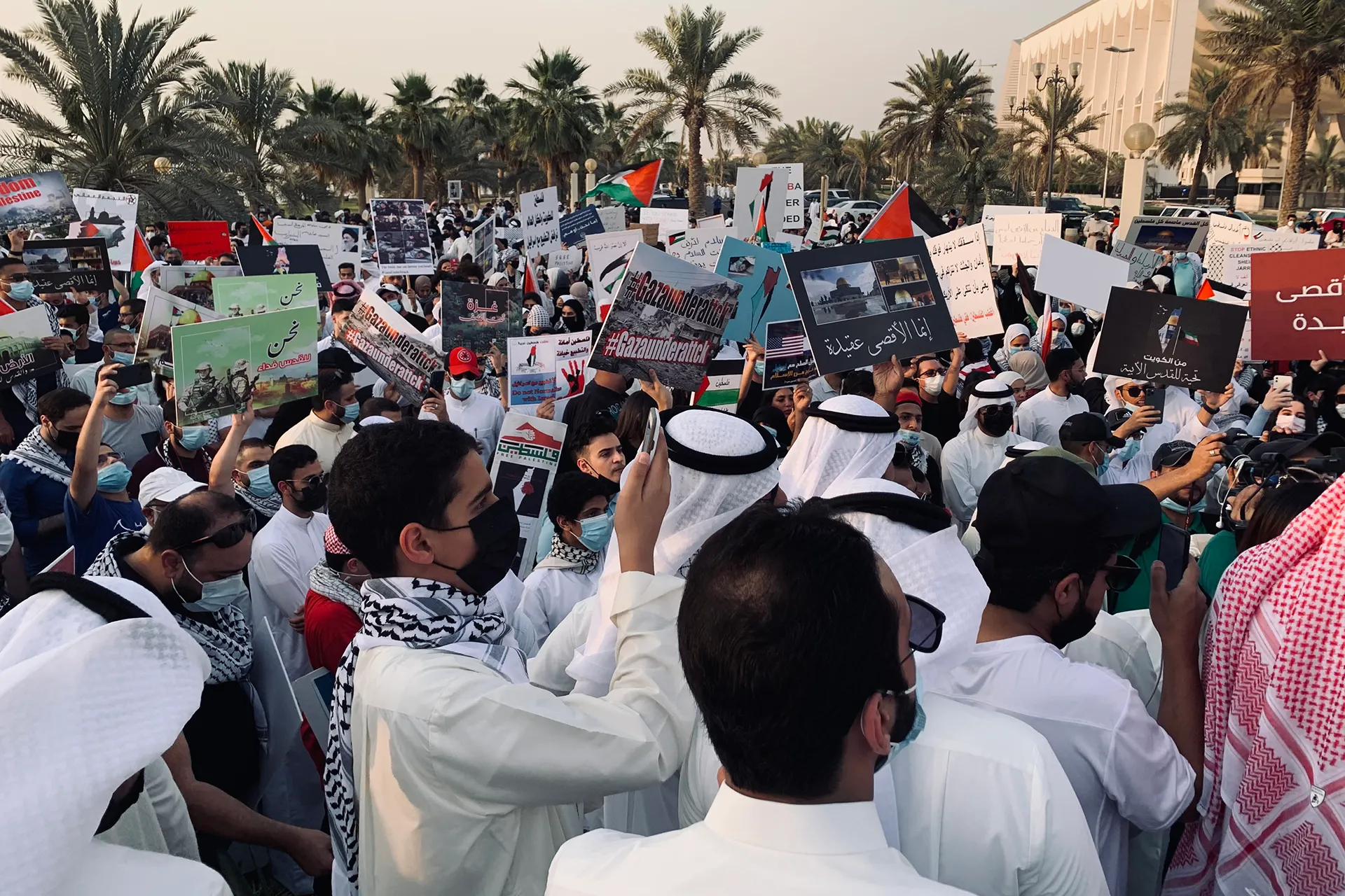 تضامن الكويتيين مع غزة