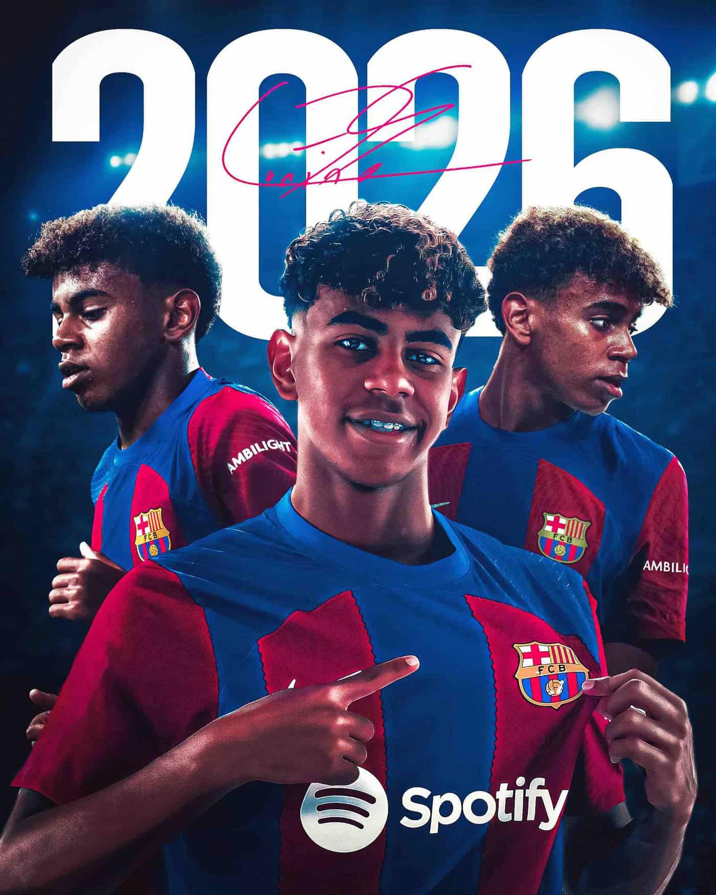 لامين يامال لاعب برشلونة