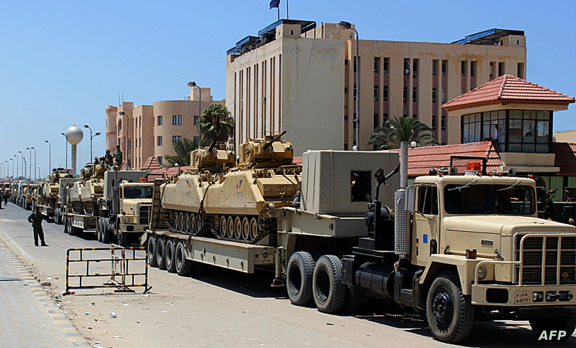 تعزيزات عسكرية مصرية صوب مدينة رفح