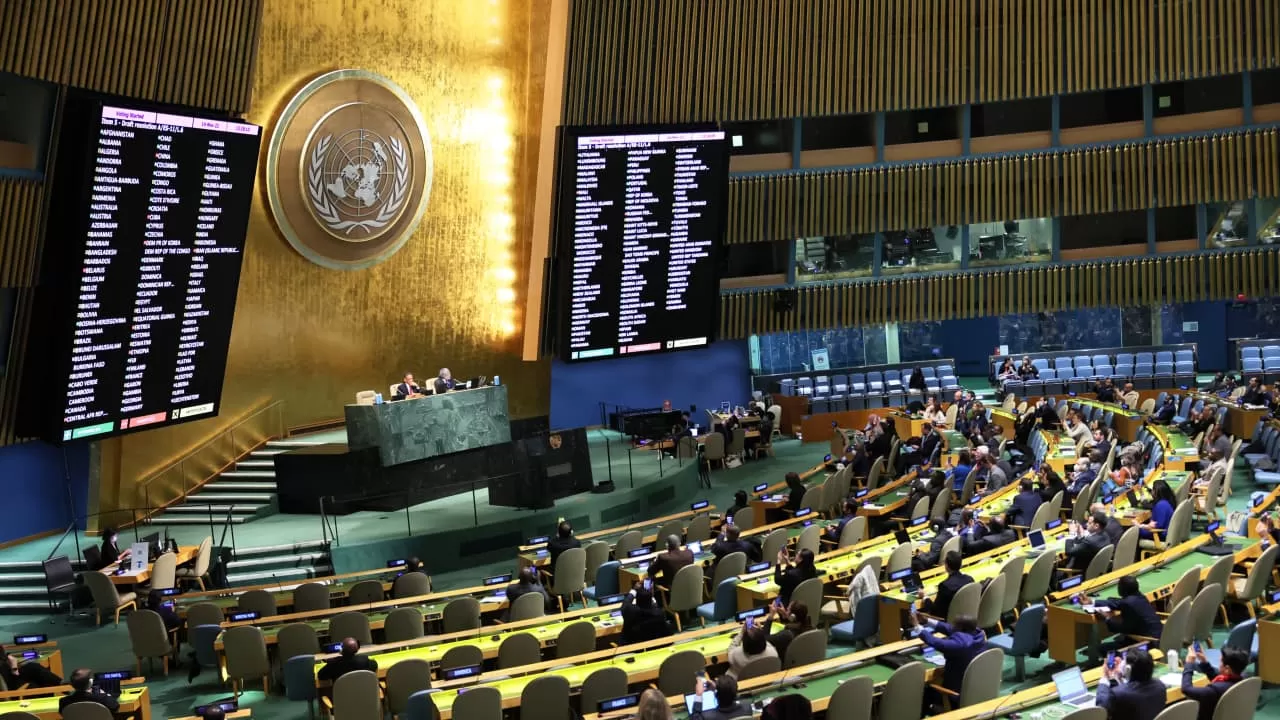 جلسة للأمم المتحدة للتصويت على مشروع القرار العربي بوقف إطلاق النار في غزة