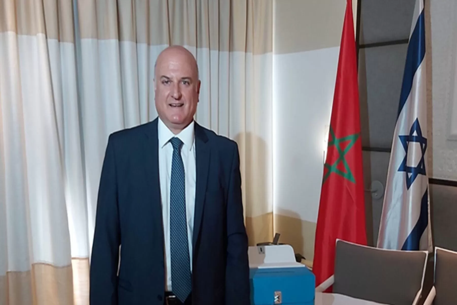 وسائل إعلام ذكر أن ديفيد غوفرين سفير إسرائيل لدى المغرب بات ممنوعا من مغادرة مقر إقامته
