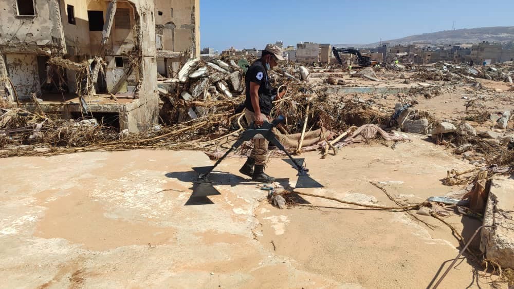 رادارات الاتحاد الأوروبي للبحث عن جثث مفقودي فيضانات ليبيا