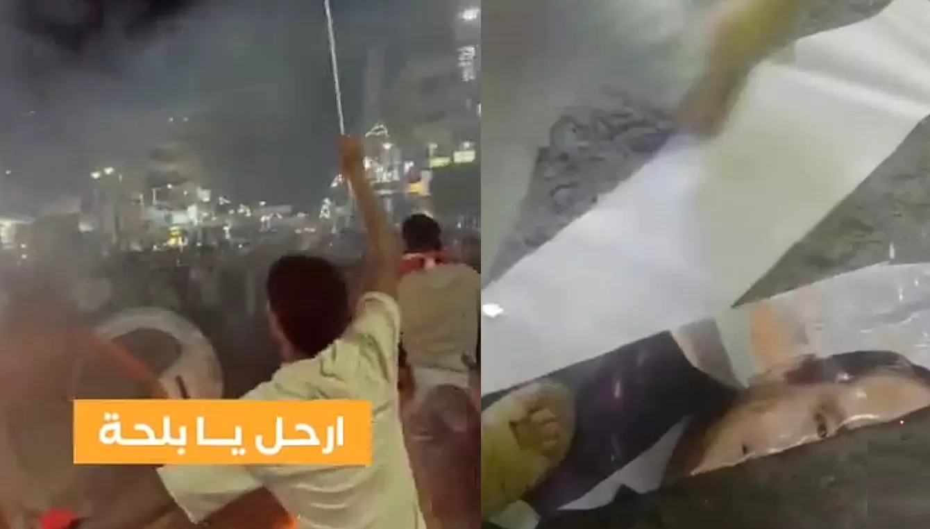 احتجاجات أهالي مرسى مطروح تخللها حرق ودوس صور السيسي