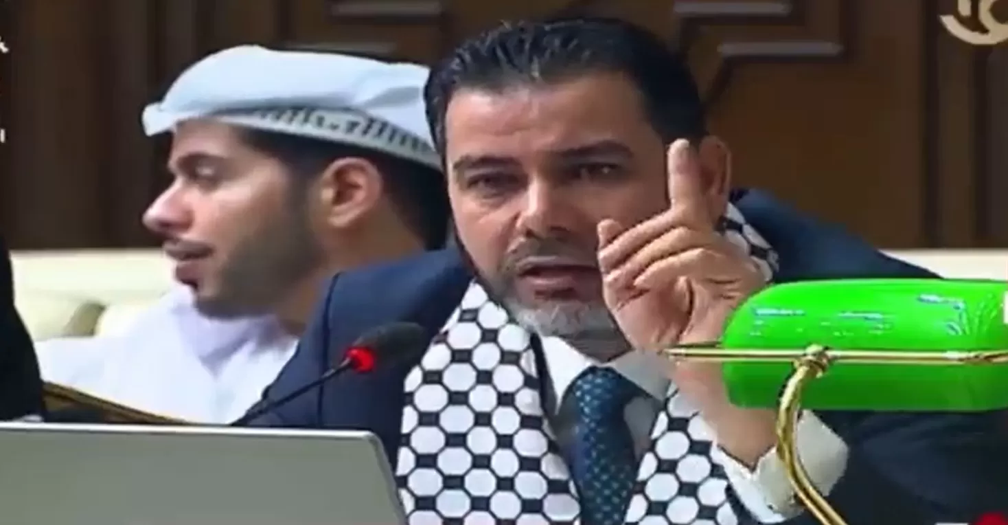 كلمة مندوب ليبيا في البرلمان العربي عن غزة