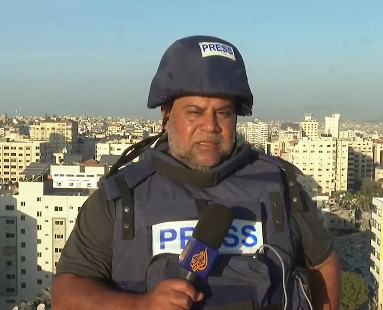 عودة وائل الدحدوح للتغطية الإعلامية