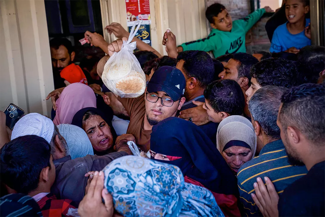 أزمة الخبز في غزة