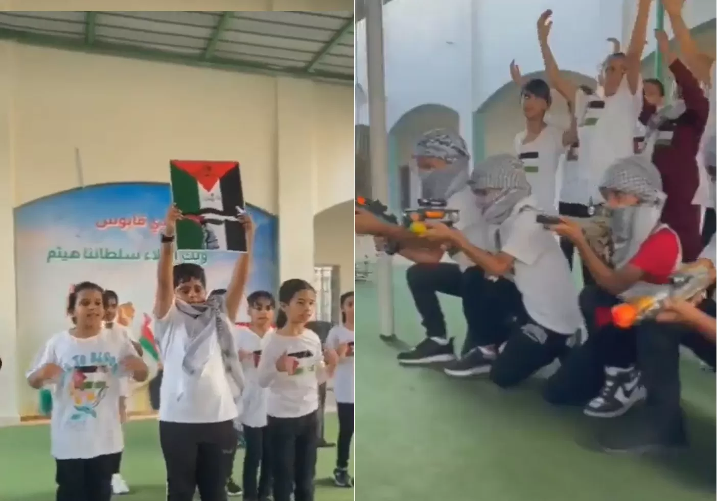 تأثر أطفال سلطنة عمان بالمقاومة الفلسطينية