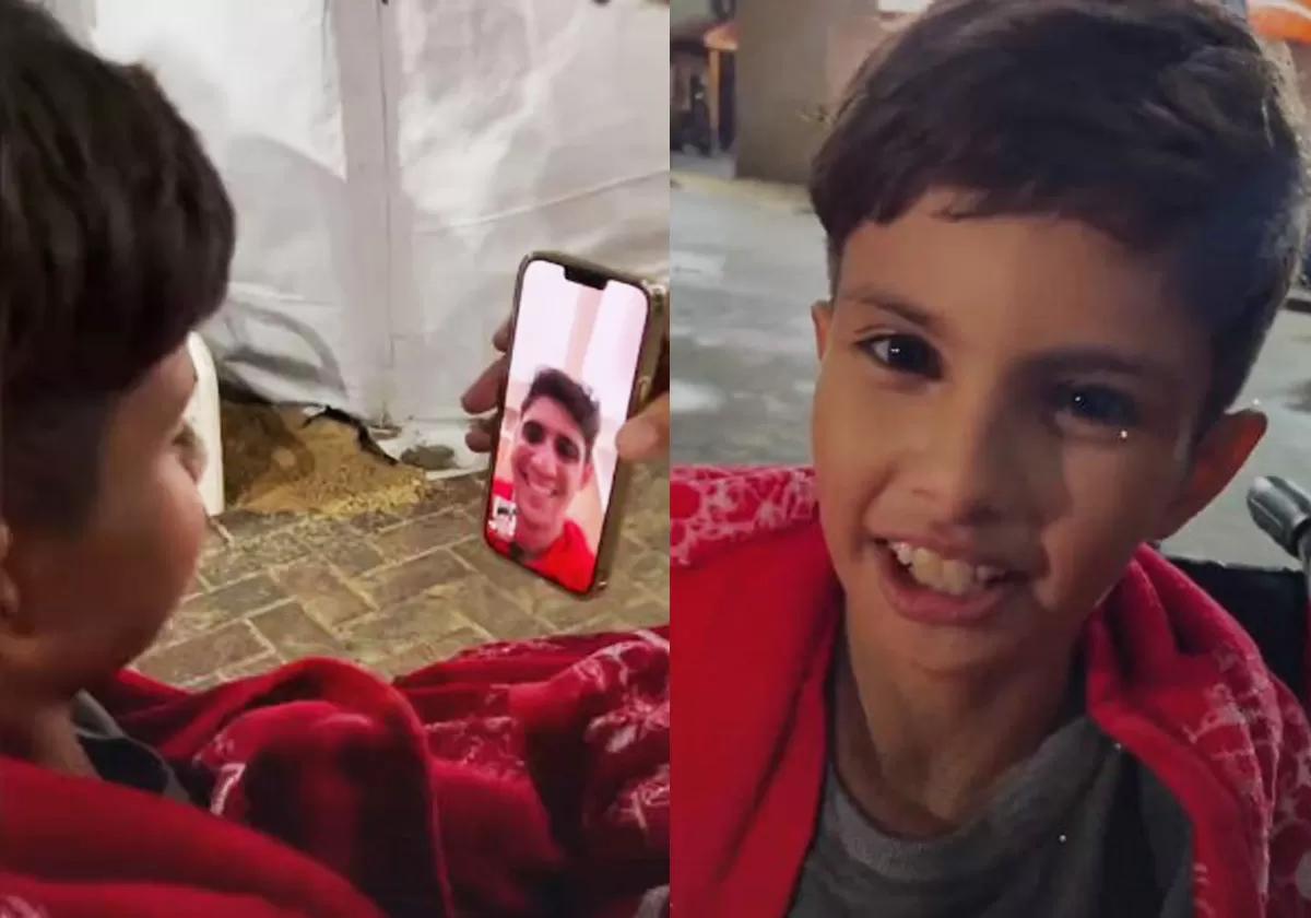 الحارس بونو يحقق أمنية طفل فلسطيني تمنى رؤيته