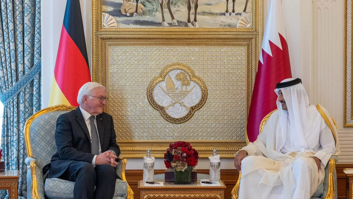 الرئيس الألماني فرانك شتاينماير في قطر