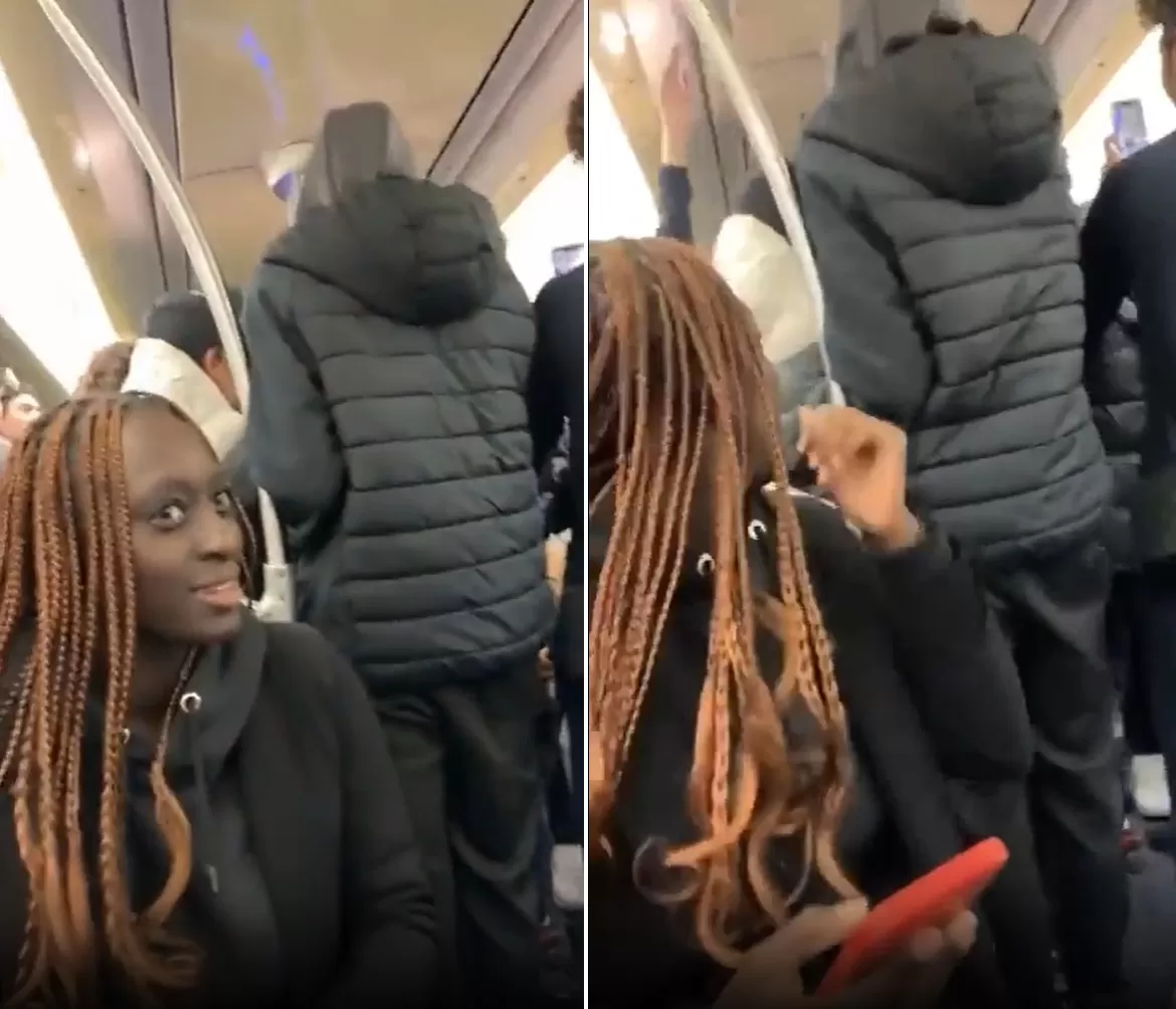 ركاب مترو باريس يهتفون ضد إسرائيل