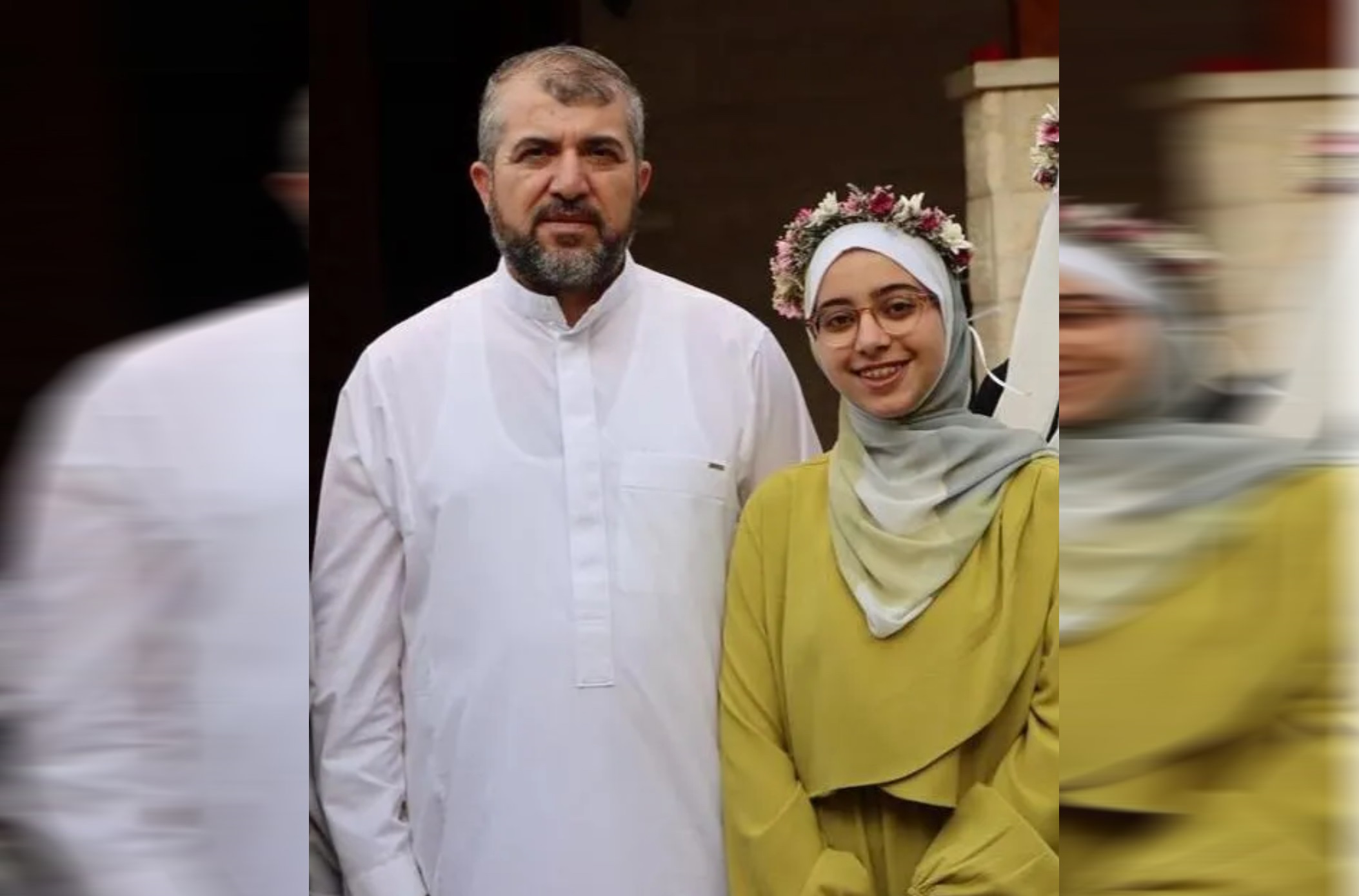 مدير صحة غزة الدكتور منير البرش وابنته الشهيدة جنان البرش