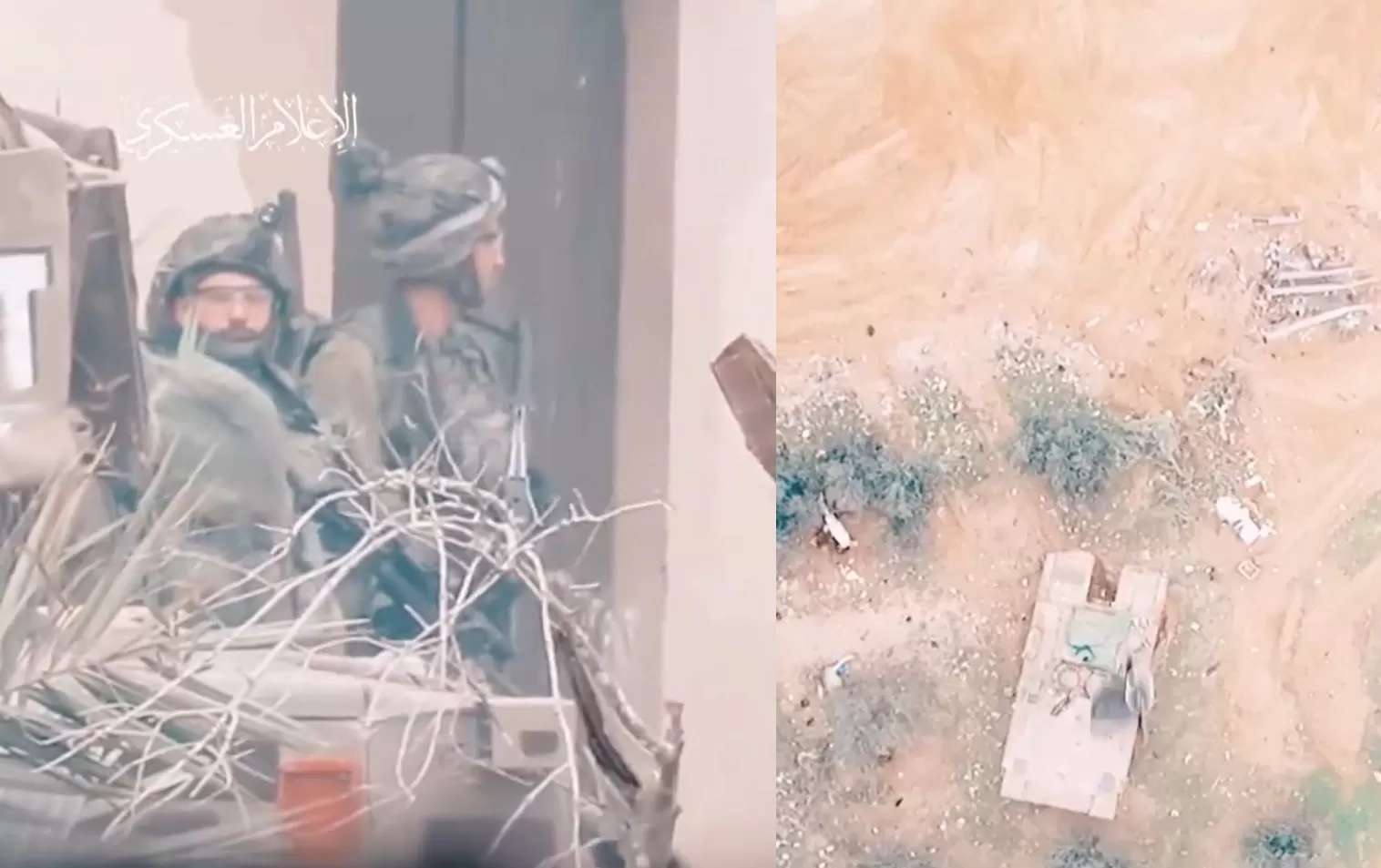 استهداف جنود الاحتلال بمسيرات وقذائف في غزة