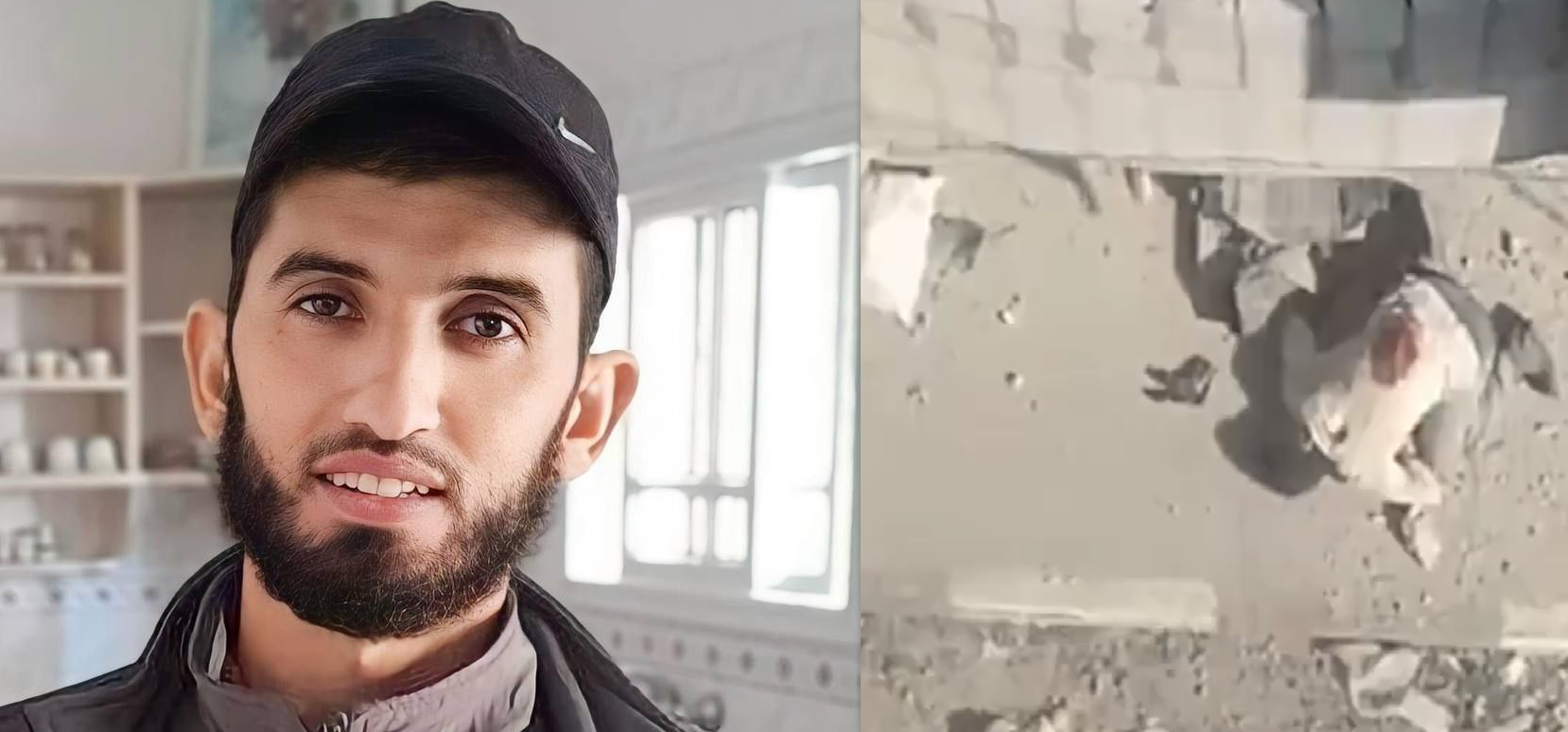 المقاتل القسامي تيسير أبو طعيمة الذي ارتقى ساجداً في مدينة خان يونس
