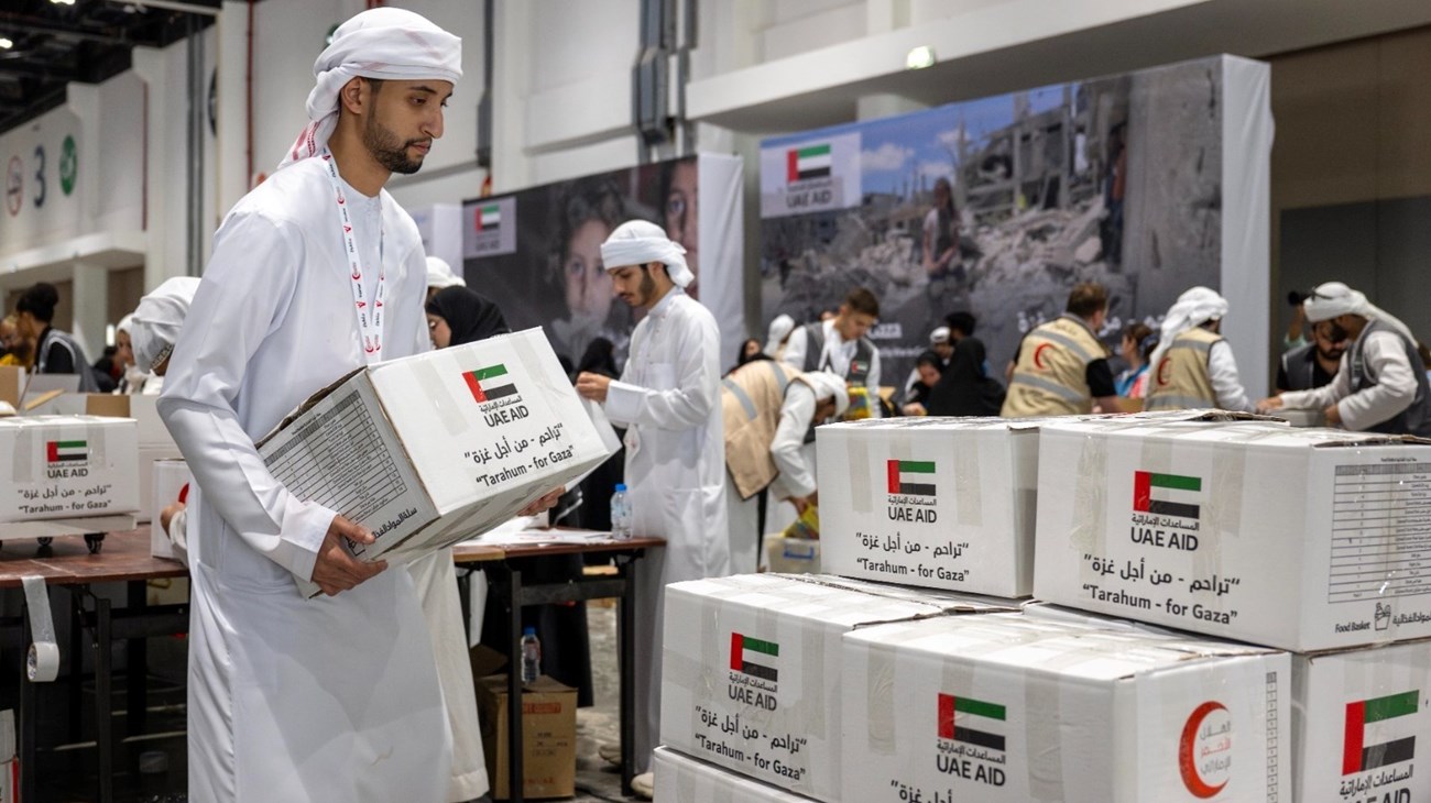 المساعدات الإماراتية لغزة