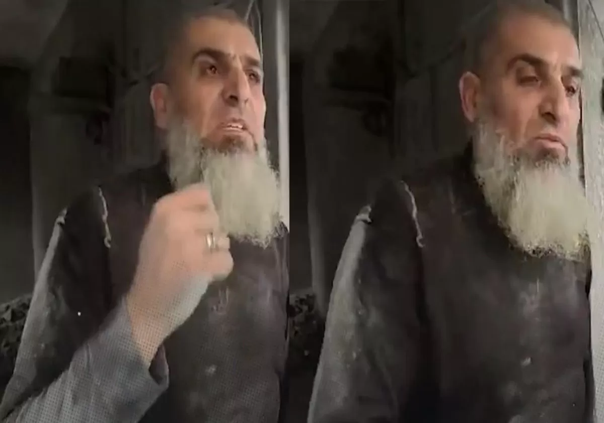 والد شهيد فلسطيني من غزة