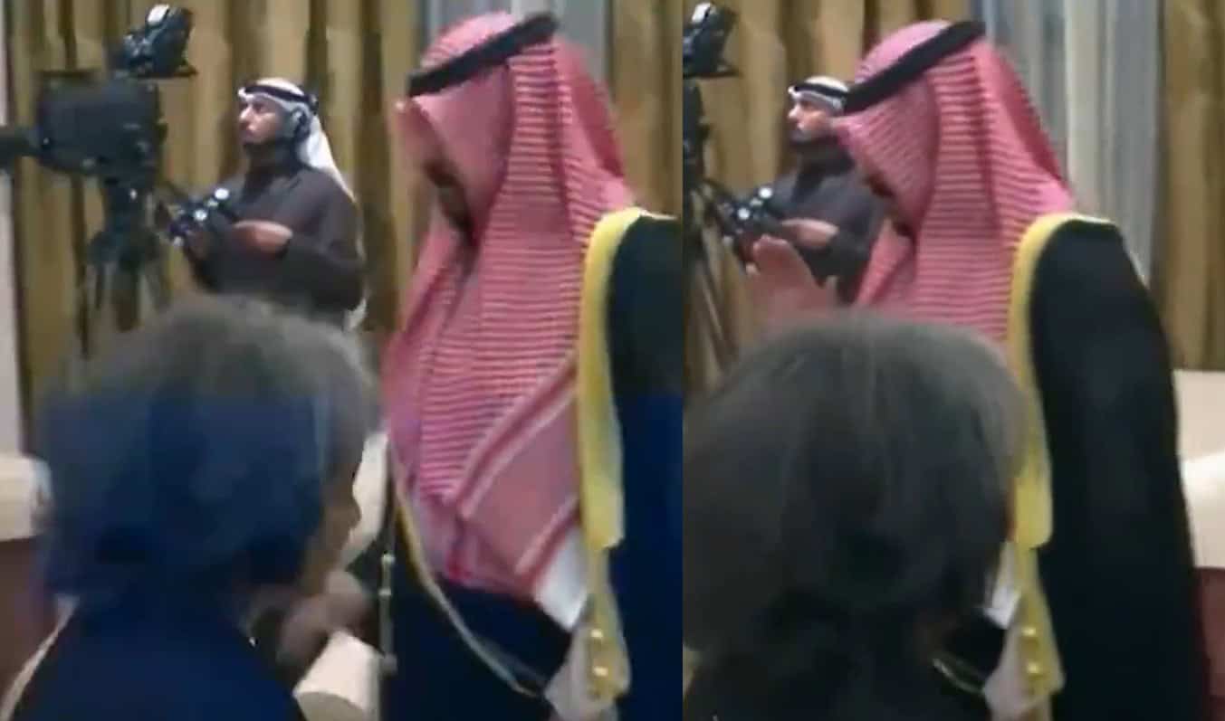 طلال الخالد يتجنب مصافحة رئيسة إثيوبيا باليد