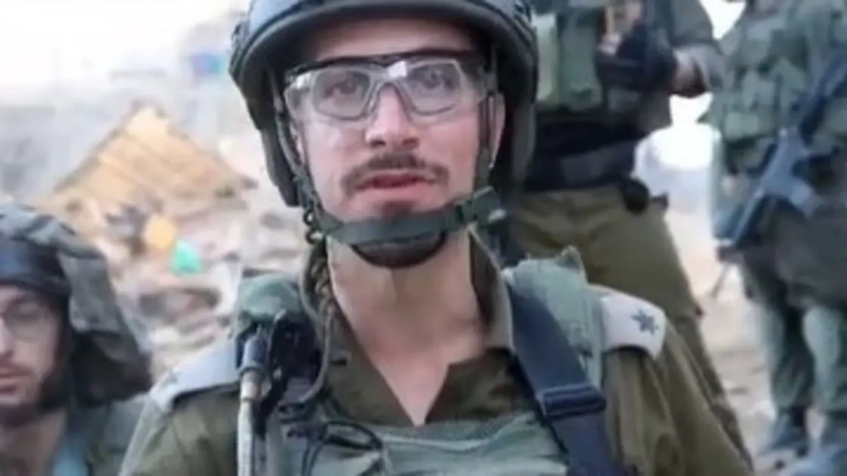 ضابط إسرائيلي في غزة