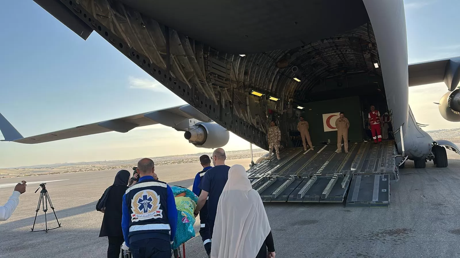 وصول جرحى غزة للعلاج في قطر