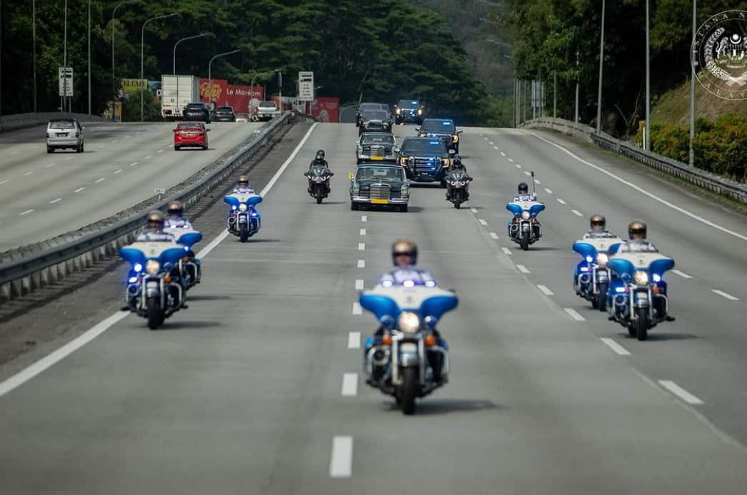 موكب السلطان إبراهيم ملك ماليزيا