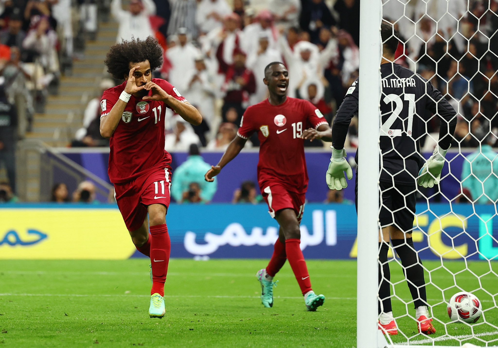 مباراة قطر ضد لبنان في افتتاح كأس آسيا 2024