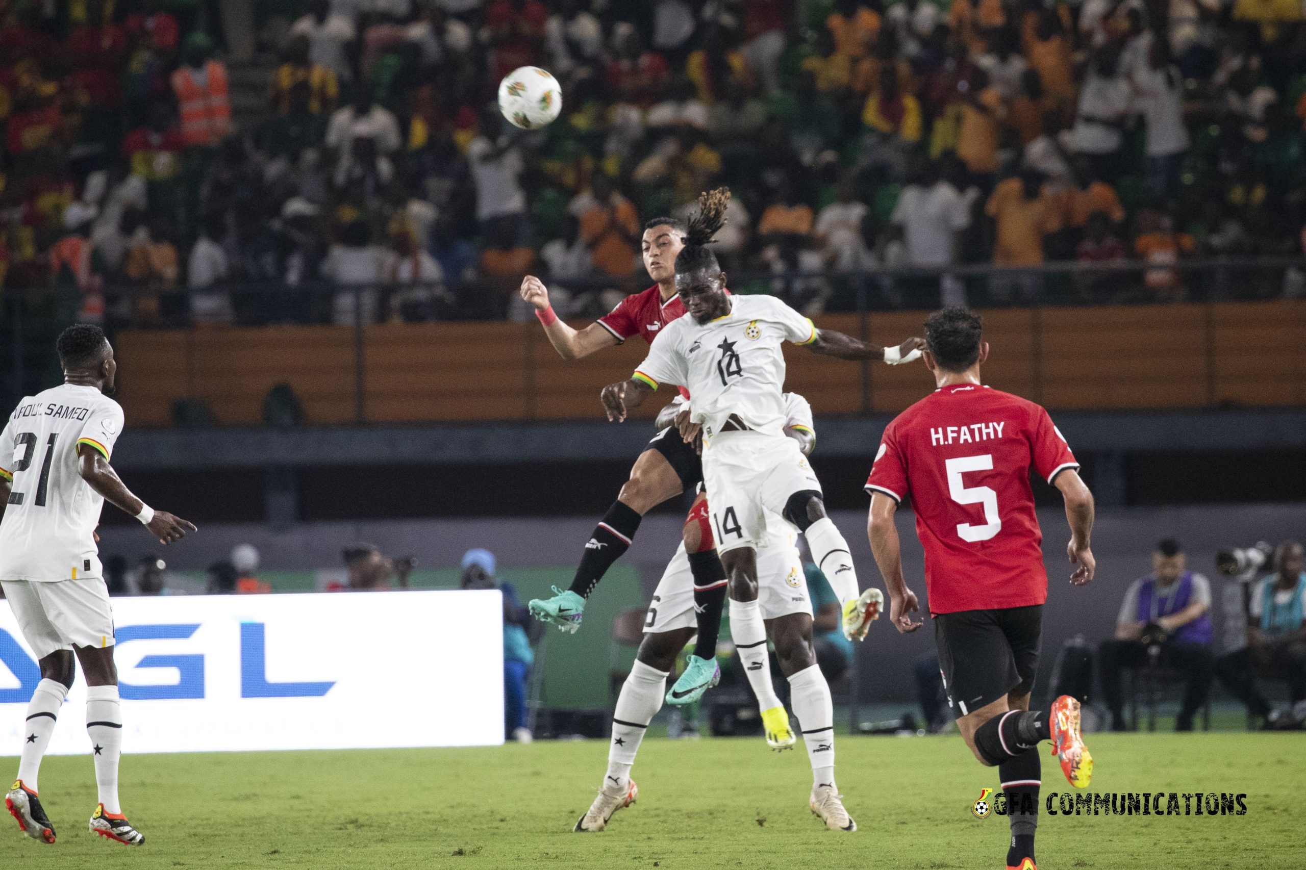 مباراة مصر وغانا في كأس أمم أفريقيا 2024