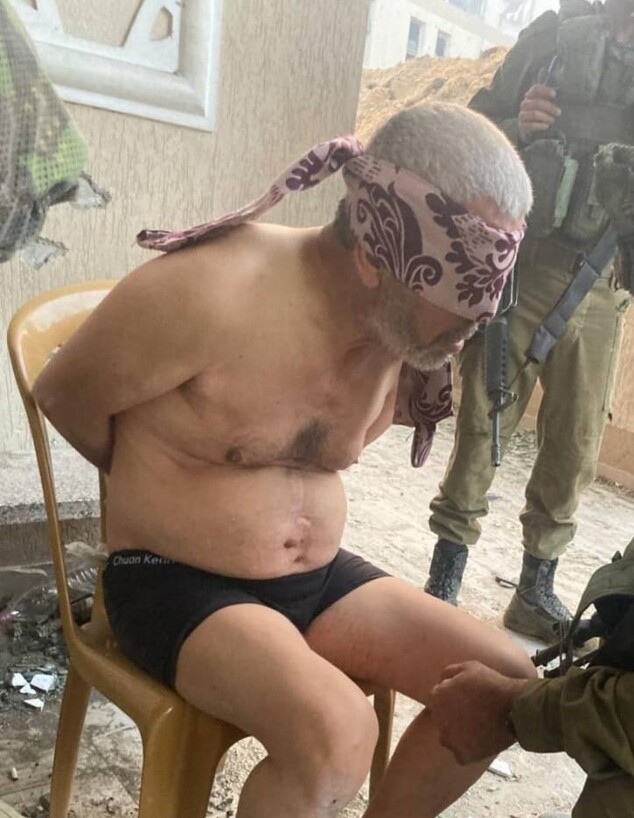 معتقل فلسطيني اعتقله جيش الاحتلال في غزة يشبه يحيى السنوار وفق منصات اسرائيلية 