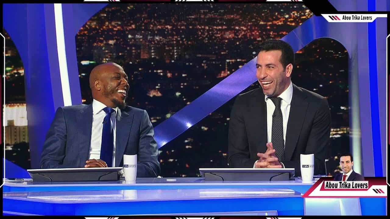 محمد أبو تريكة ومحمد سعدون الكواري