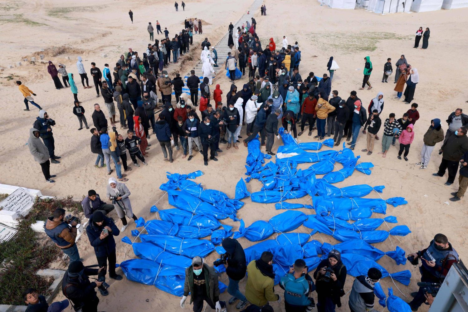 جثامين الشهداء في غزة
