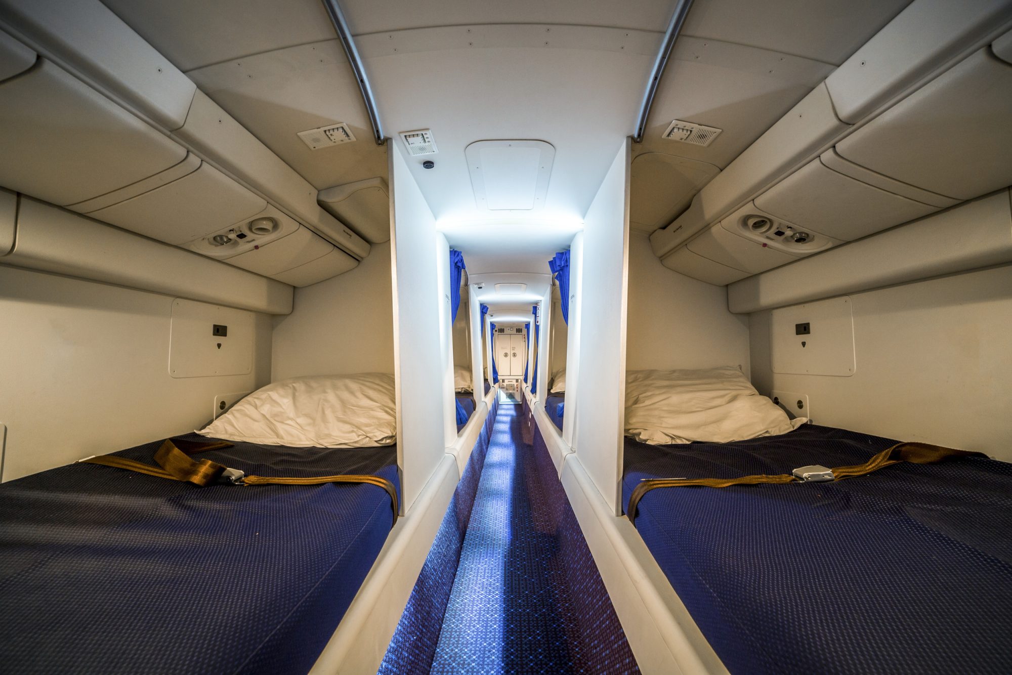 غرف نوم سرية لطاقم الطيران