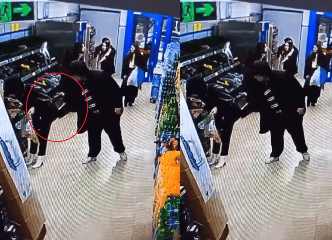 شاب يتحسس مؤخرة امرأة داخل ماركت البيم.. تحرش وقح وفيديو فجر غضبا بتركيا