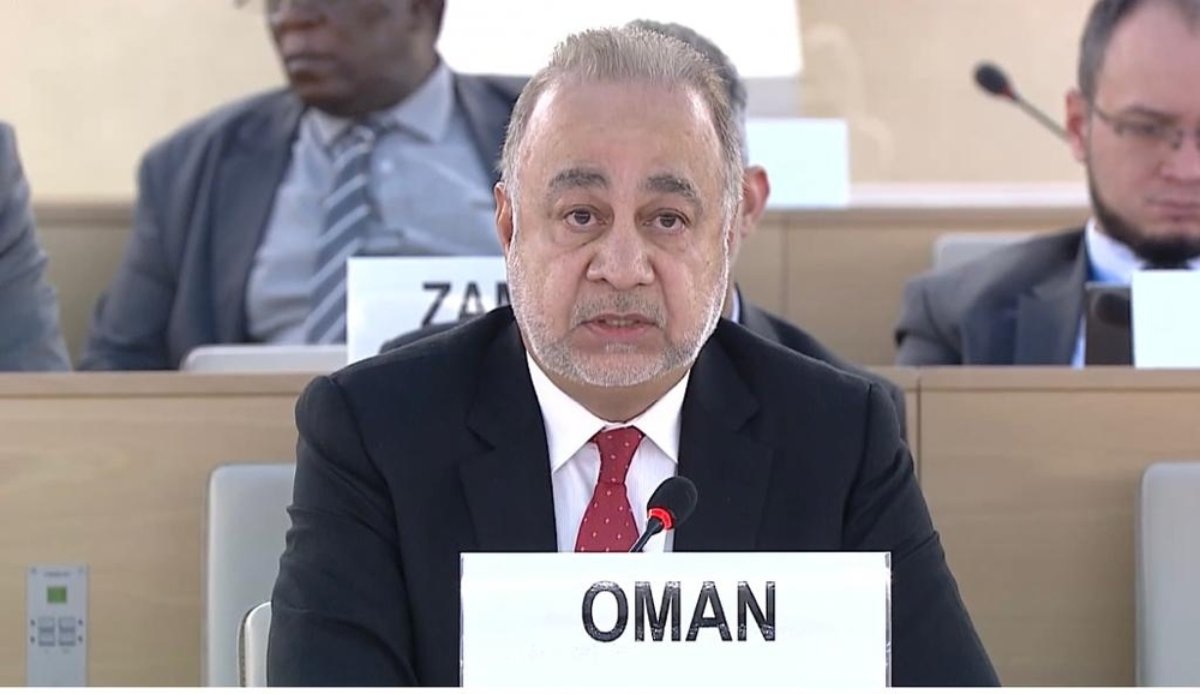 مندوب عمان في الأمم المتحدة السفير إدريس بن عبد الرحمن الخنجري