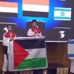 رفع مصريان علم فلسطين في وجه لاعب إسرائيلي ببطولة العالم للكاراتيه