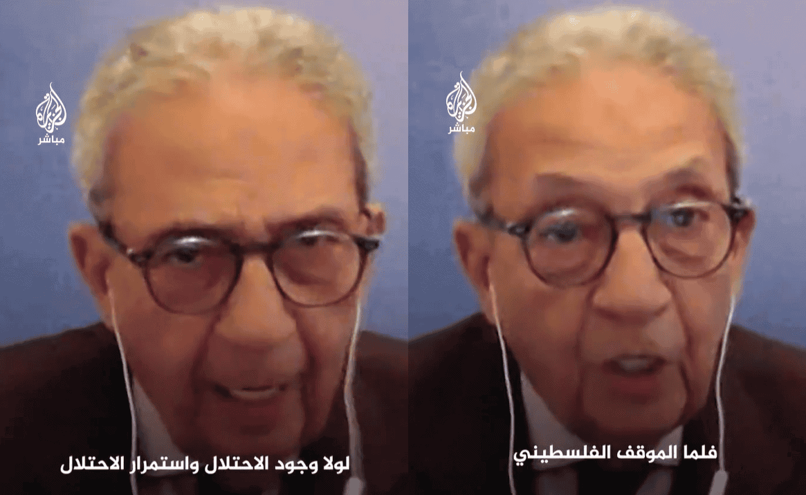 رد عمرو موسى على مزاعم مسؤولية حماس عن مأساة غزة