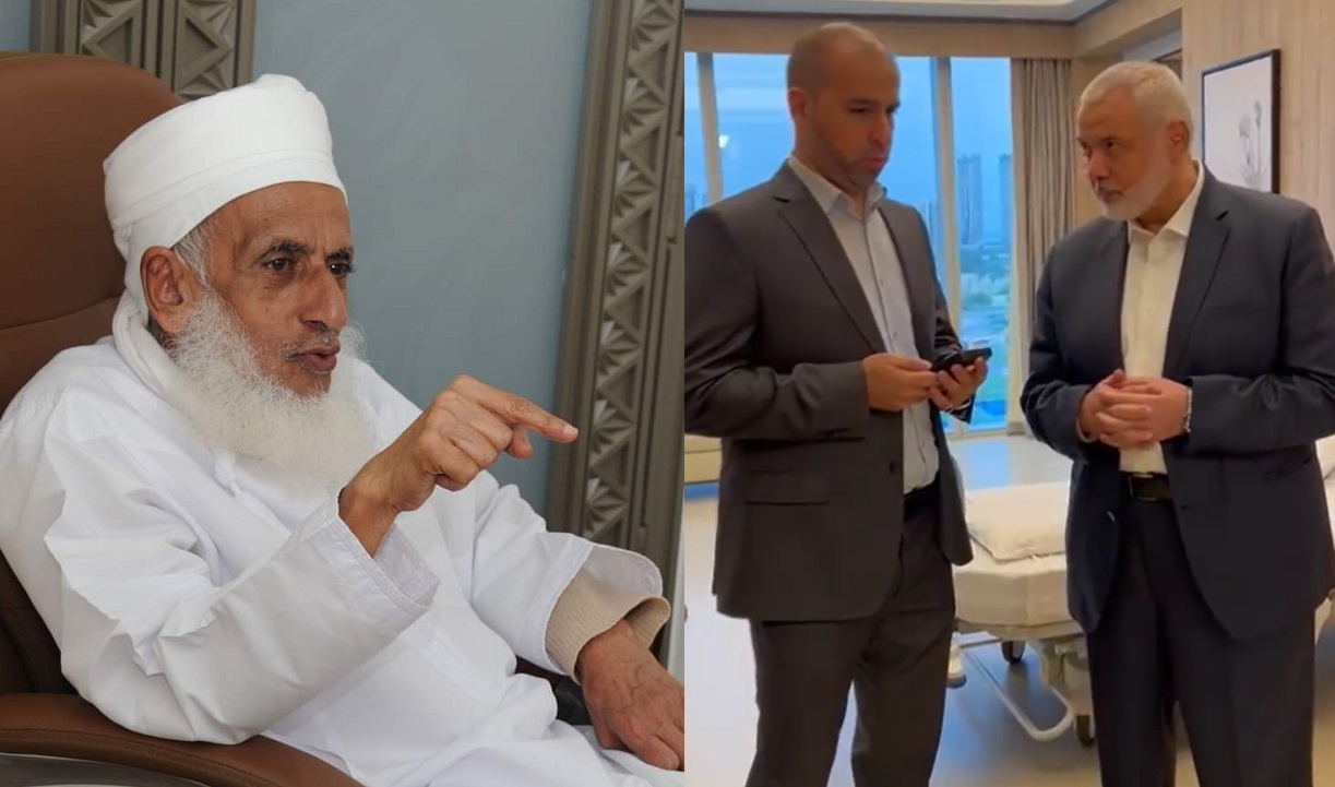 مفتي سلطنة عمان يعلق على تلقي إسماعيل هنية نبأ اغتيال أبنائه وأحفاده