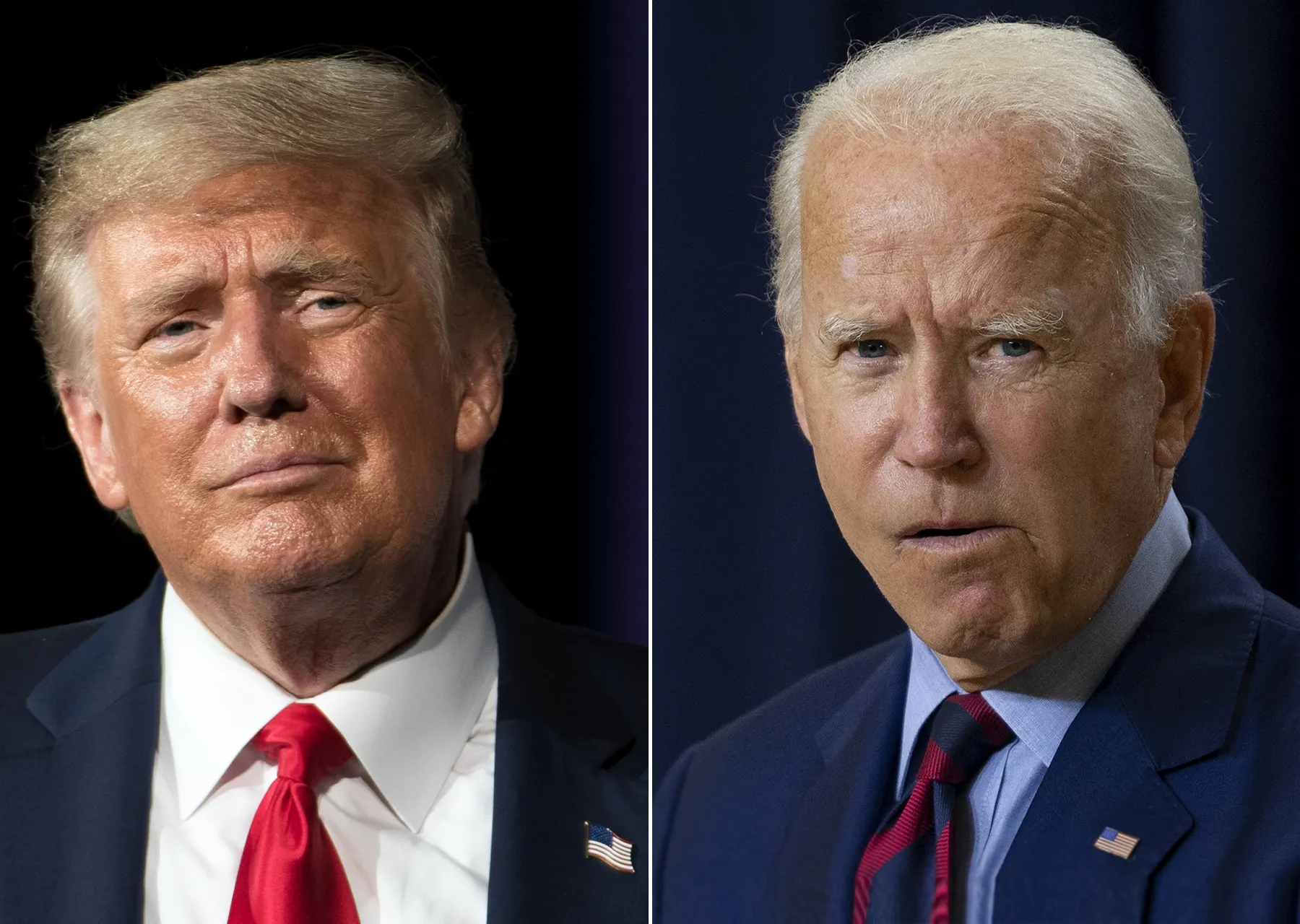 جو بايدن وترامب