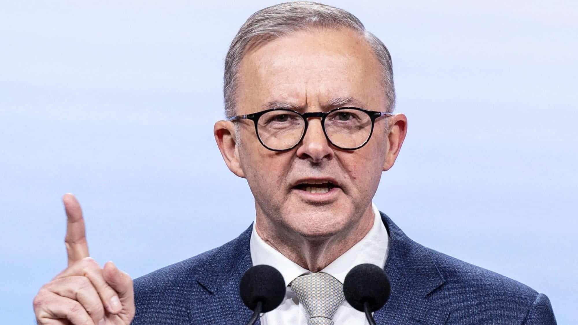 رئيس الوزراء الأسترالي أنتوني ألبانيز