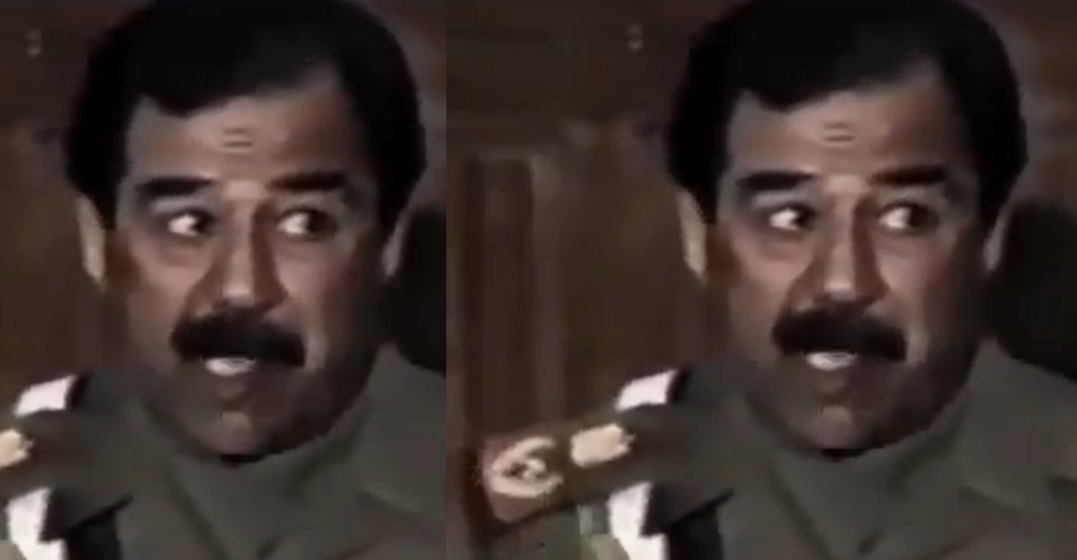 كشف حقيقة إيران.. فيديو مستعاد لصدام حسين يلقى راوجا واسعا