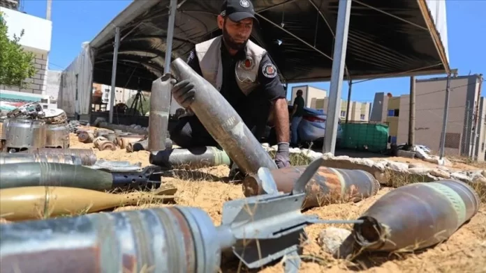 صواريخ لم تنفجر في غزة