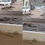 فيضانات منخفض المطير في سلطنة عمان