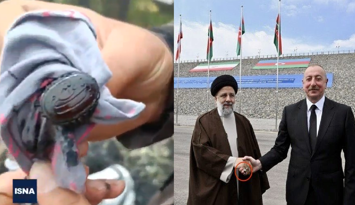 أهداه إياه خامنئي.. خاتم الرئيس الإيراني في موقع الحطام يثير جدلا (فيديو)