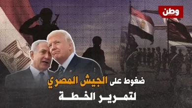 الجيش المصري تهجير غزة