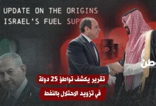 تقرير يكشف تواطؤ 25 دولة في تزويد الاحتلال بالنفط