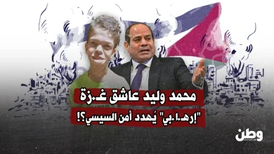 محمد وليد عاشق غزة.. إرهابي يهدد أمن السيسي!