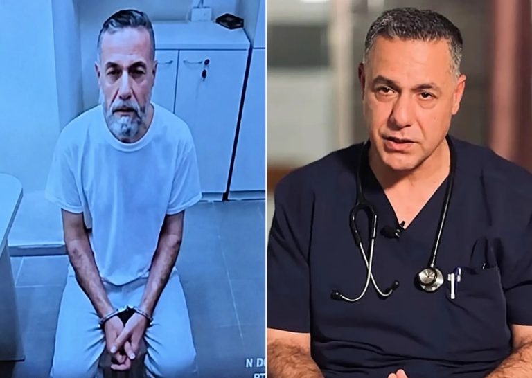 برداء طبيب وزنزانة “مقاتل غير قانوني”.. كيف يواجه حسام أبو صفية التصفية الجسدية في سجن نفحة؟ محامي الطبيب الفلسطيني حسام أبو صفية يحذر من عزله في سجون إسرائيل وتقييده طوال اليوم وحرمانه العلاج رغم أمراض مزمنة وتدهور صحته.