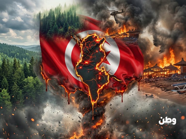 حرائق ضخمة اجتاحت غابات بنزرت، وأتت على آلاف الأشجار والمنشآت السياحية