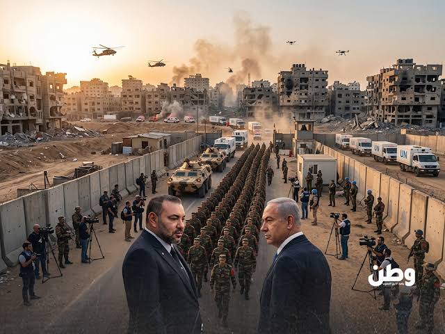 تقارير تتحدث عن إرسال 400 جندي مغربي إلى غزة.. ولا تأكيد رسمي من الرباط أو الأمم المتحدة تقارير تتحدث عن إرسال 400 جندي مغربي إلى غزة.. ولا تأكيد رسمي من الرباط أو الأمم المتحدة