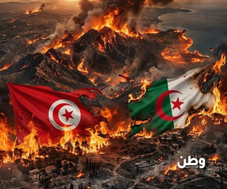 جحيم الحرائق يضرب الجزائر وتونس.. النيران تلتهم الغابات والمنازل والموسم السياحي تحت الخطر حرائق ضخمة تجتاح الجزائر وتونس، تلتهم الغابات والمنازل والمنشآت السياحية، وتخلف خسائر بشرية واقتصادية وسط موجة حر غير مسبوقة وتحذيرات من تزايد مخاطر حرائق الصيف.