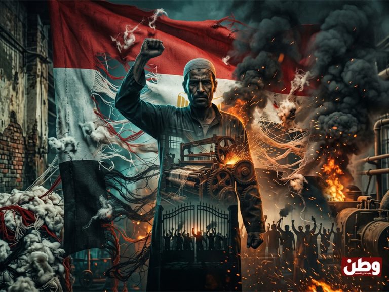 إضراب عمال النسيج في مصر.. غضب الأجور يفتح جبهة جديدة في قلب الشرق الأوسط لم يعد إضراب عمال شركة مصر العامرية للغزل والنسيج في الإسكندرية مجرد خلاف حول طريقة احتساب علاوة أو قيمة بدل معيشة، بل تحول إلى حلقة جديدة في سلسلة من الاحتجاجات العمالية التي تعكس حجم الضغوط الاقتصادية التي يواجهها العمال في مصر. فمنذ 28 يوليو، يخوض مئات العمال إضرابًا احتجاجًا على احتساب العلاوة الخاصة بنسبة 12% من الأجر الأساسي بدلًا من الأجر التأميني الأعلى، إلى جانب مطالبتهم برفع بدل غلاء المعيشة من 600 إلى 1300 جنيه. وتصاعدت الأزمة بعدما أعلنت إدارة الشركة، في 9 أغسطس، وقف تشغيل الأقسام الإنتاجية لأجل غير مسمى، معللة القرار بأعمال الصيانة وجرد المخازن، وذلك بعد استمرار الإضراب 12 يومًا. علاوة تشعل غضب العمال جوهر الخلاف يبدو ماليًا، لكنه بالنسبة إلى العمال يرتبط مباشرة بقيمة رواتبهم وقدرتهم على مواجهة ارتفاع تكاليف المعيشة. ويقول العمال إن احتساب نسبة 12% من الأجر الأساسي، بدلًا من الأجر التأميني، يقلل القيمة الفعلية للعلاوة، خصوصًا أن الأجر الأساسي يمثل جزءًا فقط من الأجر التأميني في الشركة. وبحسب بيانات اطلعت عليها «مدى مصر»، يبلغ الأجر الأساسي لدى أحد العمال نحو ثلث الأجر التأميني. كما يطالب العمال برفع بدل غلاء المعيشة إلى 1300 جنيه، أسوة بما يقولون إنه مطبق في شركات أخرى بقطاع الغزل والنسيج. وهكذا تحولت نسبة مئوية في كشف الراتب إلى عنوان لأزمة أوسع: كيف يمكن للعامل أن يحافظ على مستوى معيشته عندما ترتفع الأسعار بينما لا تواكبها الزيادة في دخله؟ إضراب يتكرر.. والغضب يتراكم ما يحدث في العامرية ليس تحركًا عماليًا معزولًا. فخلال عام 2026 وحده، شهدت الشركة إضرابات متكررة بسبب الرواتب والبدلات وحوافز الإنتاج والاستقطاعات. ففي أبريل، واصل نحو 200 عامل في قسم التجهيز إضرابًا للمطالبة بزيادة الرواتب ورفع حافز الإنتاج وبدل المخاطر. وفي فبراير، دخل مئات العمال في إضراب آخر احتجاجًا على الاستقطاعات من الرواتب، إلى جانب مطالب تتعلق بالحد الأدنى للأجور والبدلات والمكافآت. وتكشف هذه التحركات أن المشكلة لم تعد مرتبطة بعلاوة واحدة، وإنما بتراكم طويل من الخلافات حول الأجور وشروط العمل وطريقة توزيع المزايا المالية. عندما تتحول أبواب المصنع إلى ساحة مواجهة ومع استمرار الإضراب، انتقلت المواجهة من خطوط الإنتاج إلى أبواب المصنع. وبحسب روايات عمالية نقلتها تقارير محلية، توقفت حافلات نقل العمال، ووُجدت قوات أمن في محيط الشركة، بينما توجه بعض العمال إلى قسم الشرطة لإثبات منعهم من دخول مقر عملهم. أما إدارة الشركة فأعلنت وقف التشغيل تحت عنوان الصيانة وجرد المخازن، وهو قرار جاء بعد 12 يومًا من الإضراب وأدى إلى توقف الإنتاج بالكامل. وهنا تتجاوز القضية حدود الأرقام: فكل يوم يتوقف فيه المصنع يعني بالنسبة إلى العامل وأسرته سؤالًا مباشرًا عن الدخل والاستقرار والمستقبل. ذاكرة المحلة تعود إلى الواجهة ويحمل قطاع النسيج المصري ذاكرة ثقيلة من الاحتجاجات العمالية، خصوصًا في المحلة الكبرى، حيث شكلت إضرابات عمال الغزل والنسيج في منتصف العقد الأول من القرن الحادي والعشرين واحدة من أبرز محطات الحركة العمالية المصرية قبل ثورة يناير. لكن مقارنة اللحظة الحالية بعام 2006 أو 2011 تحتاج إلى الحذر؛ فليس كل إضراب مقدمة لاحتجاج سياسي واسع. مع ذلك، يبقى العامل الاقتصادي عنصرًا شديد الحساسية في مصر، خصوصًا عندما تتزامن مطالب الأجور مع ارتفاع تكاليف المعيشة وتكرار الاحتجاجات داخل أكثر من شركة وقطاع. لماذا تهم أزمة مصنع في الإسكندرية المنطقة كلها؟ قد يبدو من المبالغة النظر إلى إضراب داخل مصنع نسيج باعتباره قضية شرق أوسطية، لكن أهمية مصر الاقتصادية والجغرافية والسياسية تجعل أي اضطراب اجتماعي واسع داخلها ذا تداعيات تتجاوز حدود المصنع. فمصر دولة محورية في المنطقة، وتؤدي أدوارًا أساسية في ملفات أمنية وسياسية واقتصادية، من قناة السويس إلى الحدود مع غزة والعلاقات مع الولايات المتحدة وإسرائيل والدول العربية. ولهذا فإن قدرة الدولة على احتواء الضغوط الاجتماعية والاقتصادية والحفاظ على الاستقرار الداخلي تبقى جزءًا من معادلة أوسع ترتبط بالاستقرار الإقليمي. بين غزة والاقتصاد.. ضغوط تتراكم وتزداد حساسية الوضع المصري مع استمرار الحرب في غزة، حيث أصبحت القاهرة طرفًا أساسيًا في الملفات المتعلقة بالحدود والمساعدات والمفاوضات. وفي الوقت نفسه، يواجه الاقتصاد المصري ضغوطًا انعكست على القدرة الشرائية للمواطنين، ما يجعل ملف الأجور أكثر حساسية من أي وقت مضى. ومن هنا، فإن إضراب العامرية لا ينبغي قراءته باعتباره احتجاجًا منفصلًا عن الواقع الاقتصادي، بل بوصفه مؤشرًا على التوتر المتزايد بين تكلفة الحياة ومستويات الدخول. هل تنتقل الشرارة إلى مصانع أخرى؟ السؤال الأهم الآن ليس فقط: كيف ستنتهي أزمة العامرية؟ بل: هل ستبقى الأزمة داخل أسوار المصنع، أم تنتقل مطالب العمال إلى شركات أخرى؟ فقد شهد قطاع النسيج خلال الأشهر الماضية تحركات عمالية متعددة، من بينها إضرابات في شركات أخرى بسبب العلاوات والأجور. كما أشار تقرير دولي إلى استمرار إضراب عمال العامرية، معتبرًا أن التحرك يأتي ضمن موجة أوسع من نضالات العمال في المنطقة. ولا يعني ذلك بالضرورة أن مصر تتجه إلى موجة احتجاجات شبيهة بعام 2011. لكن استمرار الإضرابات، وتكرار المطالب نفسها، يشيران إلى أن أزمة الأجور لم تعد قضية هامشية يمكن تأجيلها بسهولة. معركة بدأت بـ12%.. وقد تنتهي بسؤال أكبر في ظاهرها، بدأت الحكاية بنسبة 12% وبدل معيشة قيمته 600 جنيه. لكن خلف هذه الأرقام يقف عامل يريد راتبًا يكفيه، وأسرة تخشى ارتفاع الأسعار، وقطاع صناعي يحاول الحفاظ على الإنتاج، ودولة تواجه ضغوطًا اقتصادية واجتماعية متزايدة. ولهذا فإن ما يحدث في العامرية يستحق المتابعة، ليس لأنه أكبر إضراب عمالي شهدته مصر، بل لأنه يكشف شيئًا أكثر عمقًا: عندما يصبح الراتب غير قادر على مواكبة تكاليف الحياة، يمكن أن تتحول النسبة المئوية في كشف الأجر إلى شرارة غضب تتجاوز حدود المصنع.